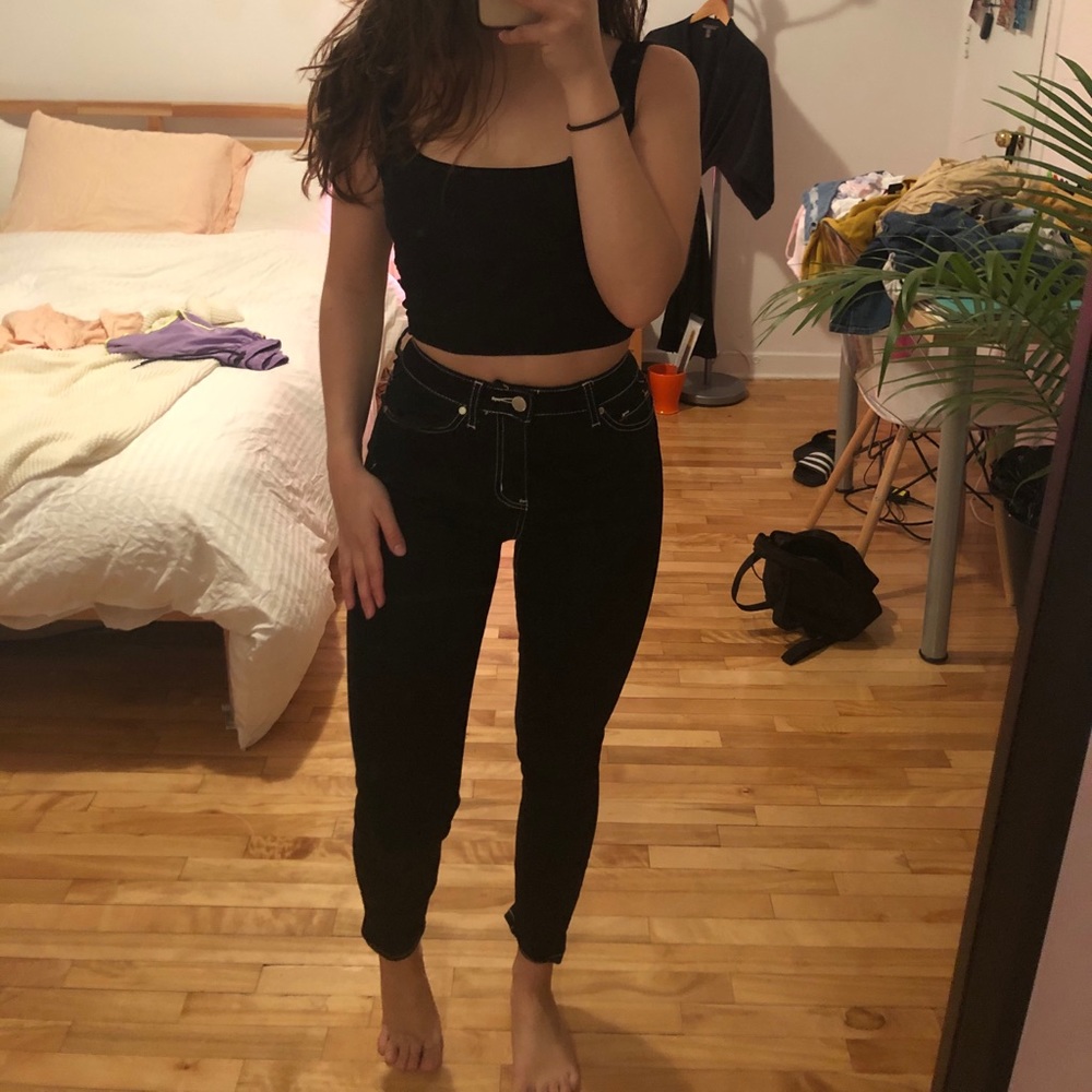 Black pants.